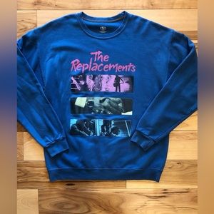 The Replacements - blue sweatshirt - size large